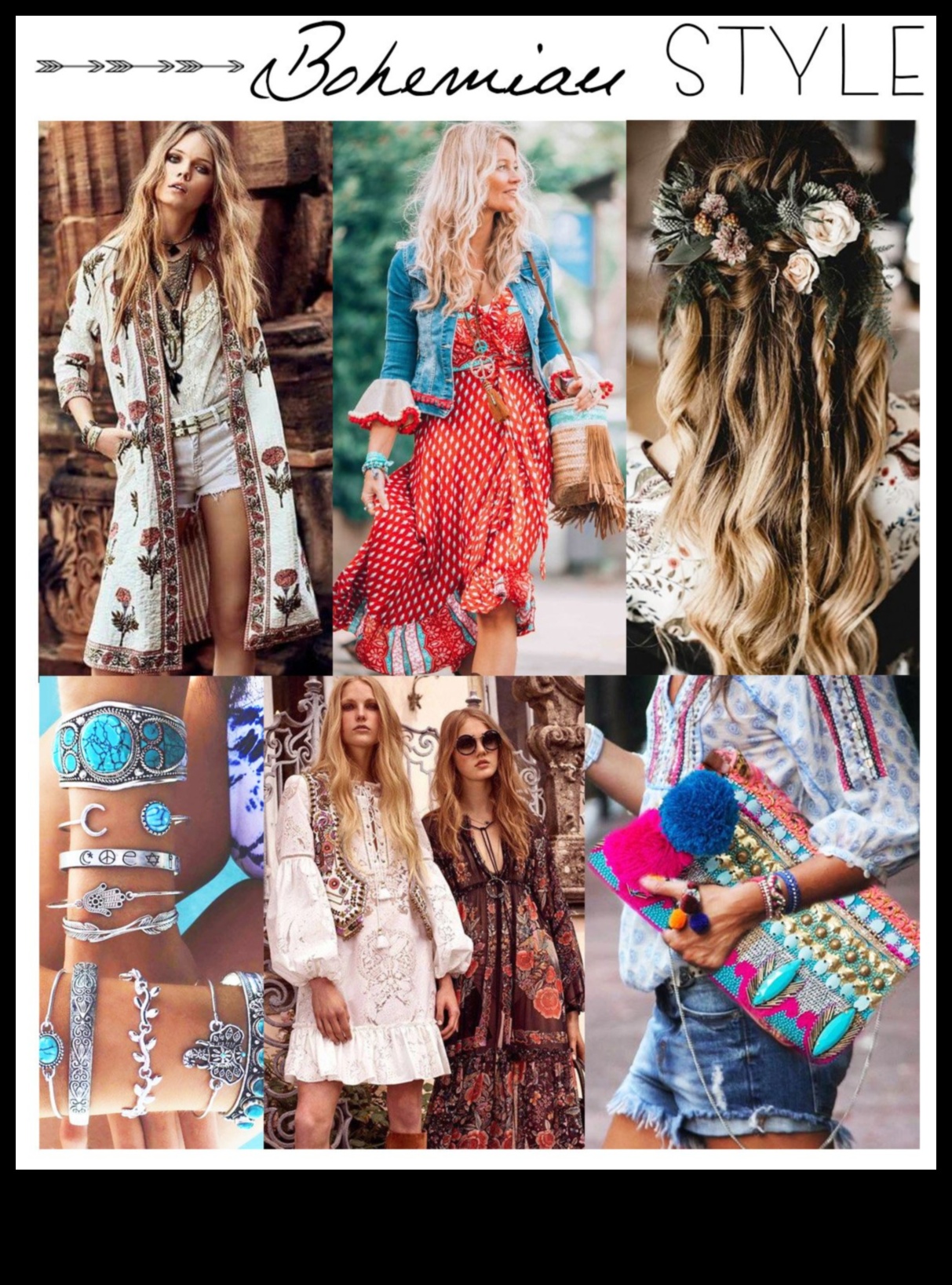 Boho Bloom: Bohem Enerjisiyle Patlayan Işıltılı Kıyafetler