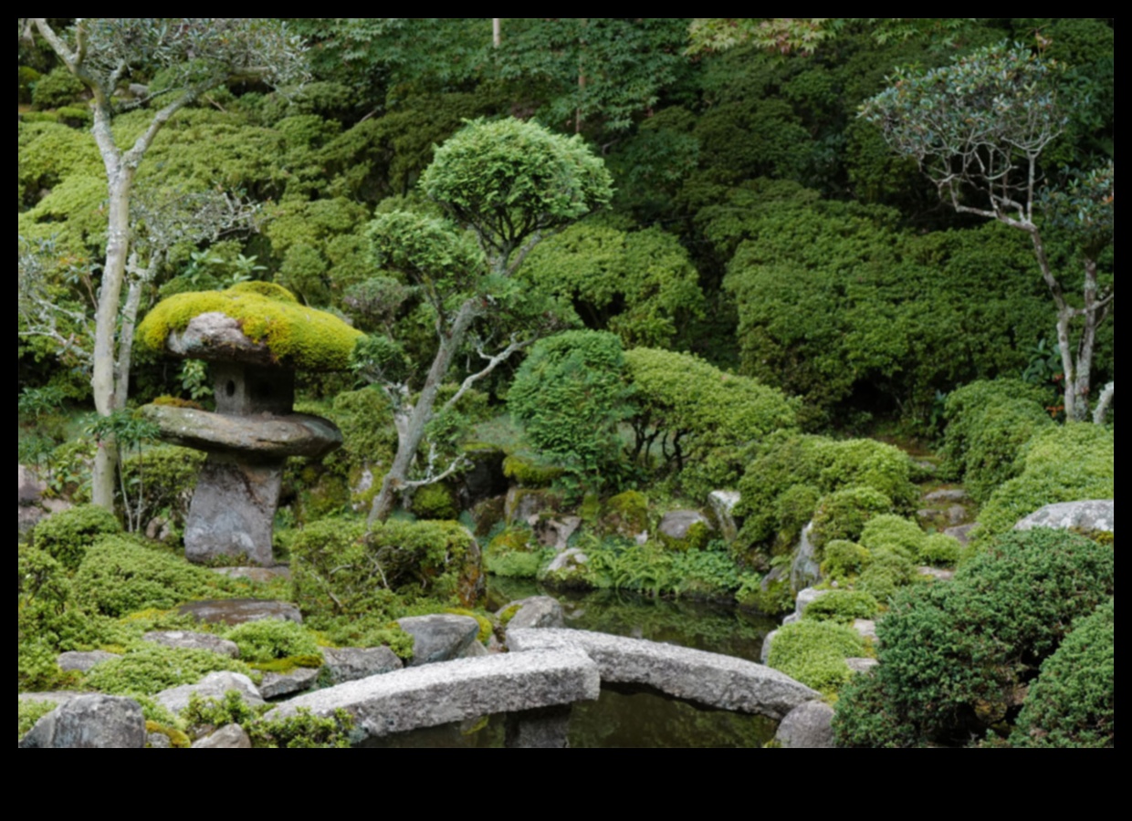 Geleneksel Japon Bahçe Dekor Fikirleri